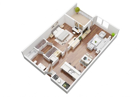 Cielo 1 Bedroom Apartment